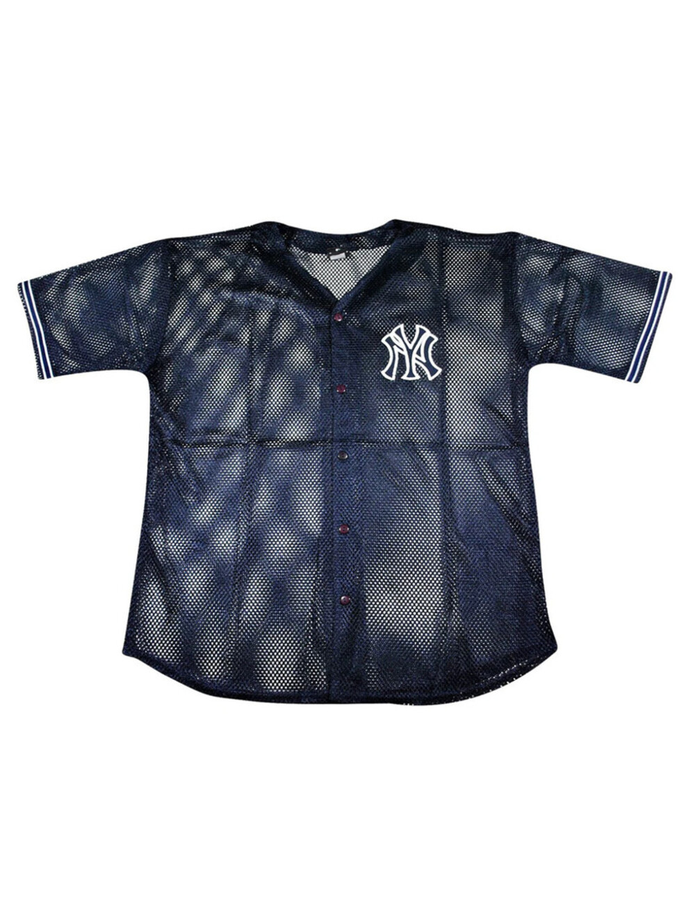 Vintage New York Yankees Practice MLB Baseball 90s Navy Jersey Size 2X-Large